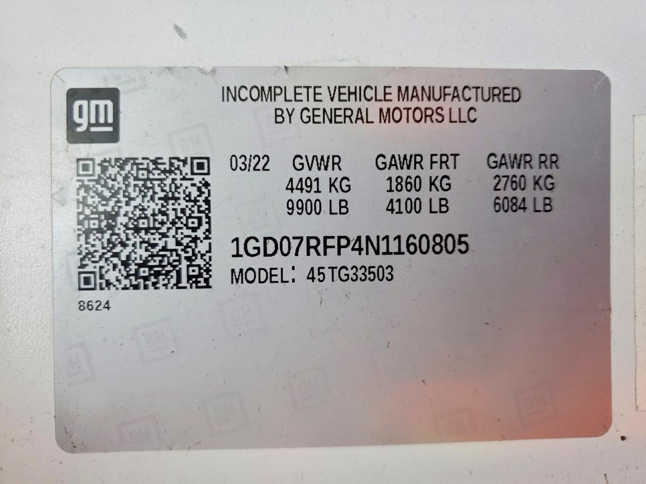 2022 GMC Savana BOX Truck