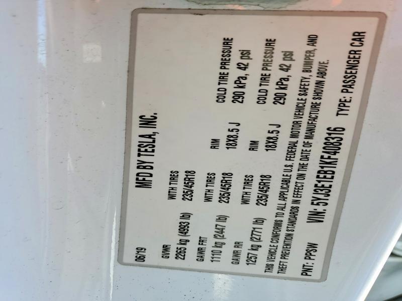 2019 Tesla Model 3