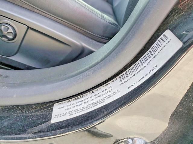 2018 Maserati Quattroporte Trofeo