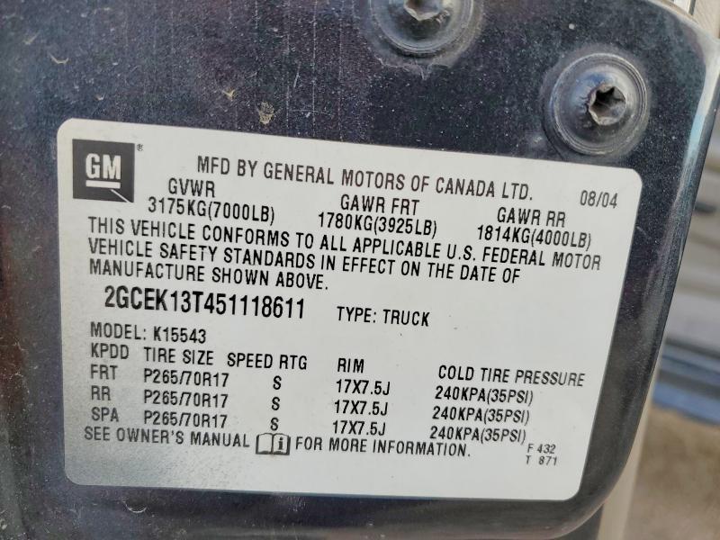 2005 Chevrolet Silverado K1500