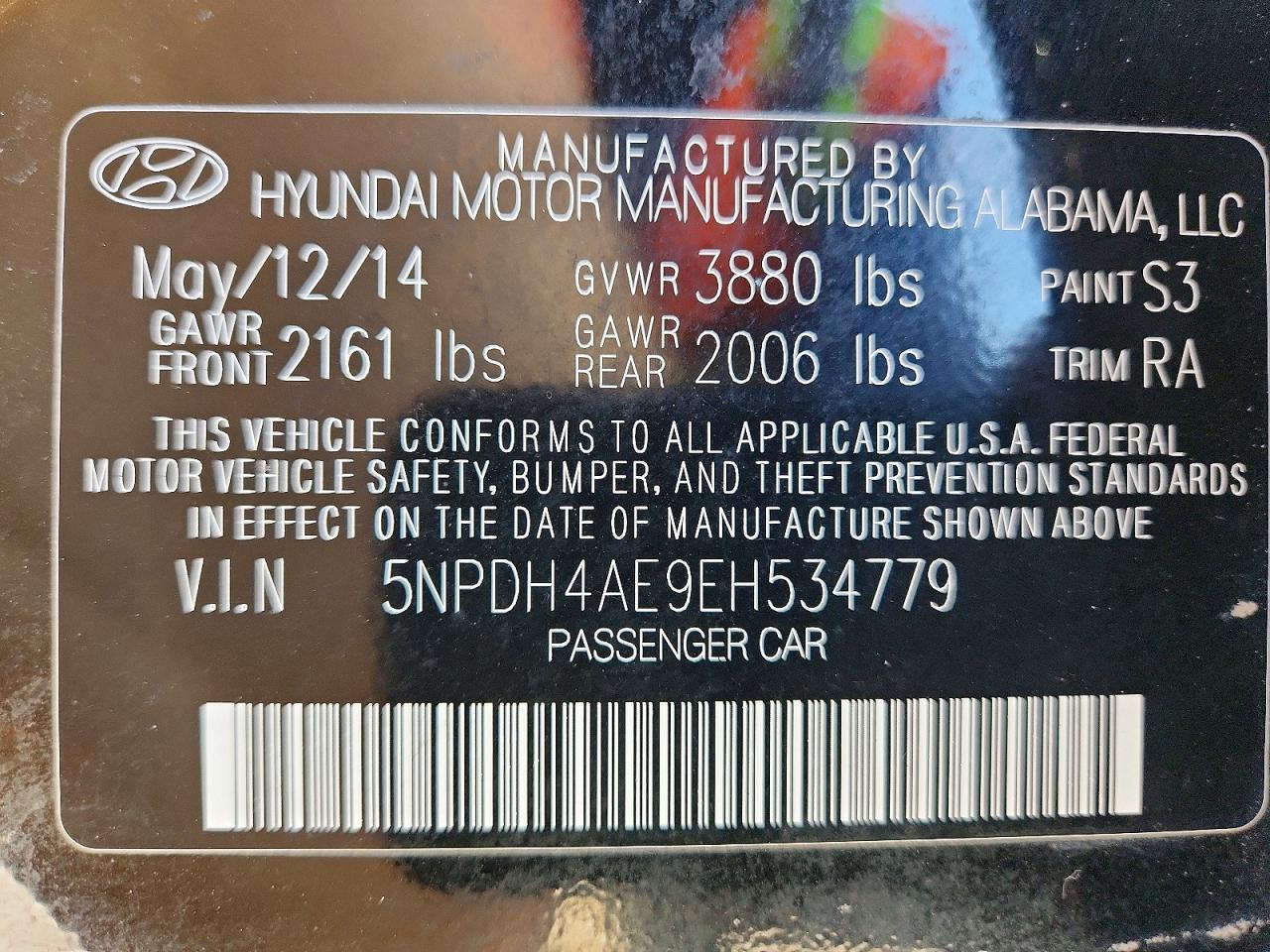 2014 Hyundai Elantra se