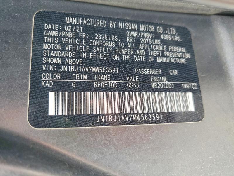 2021 Nissan Rogue Sport s
