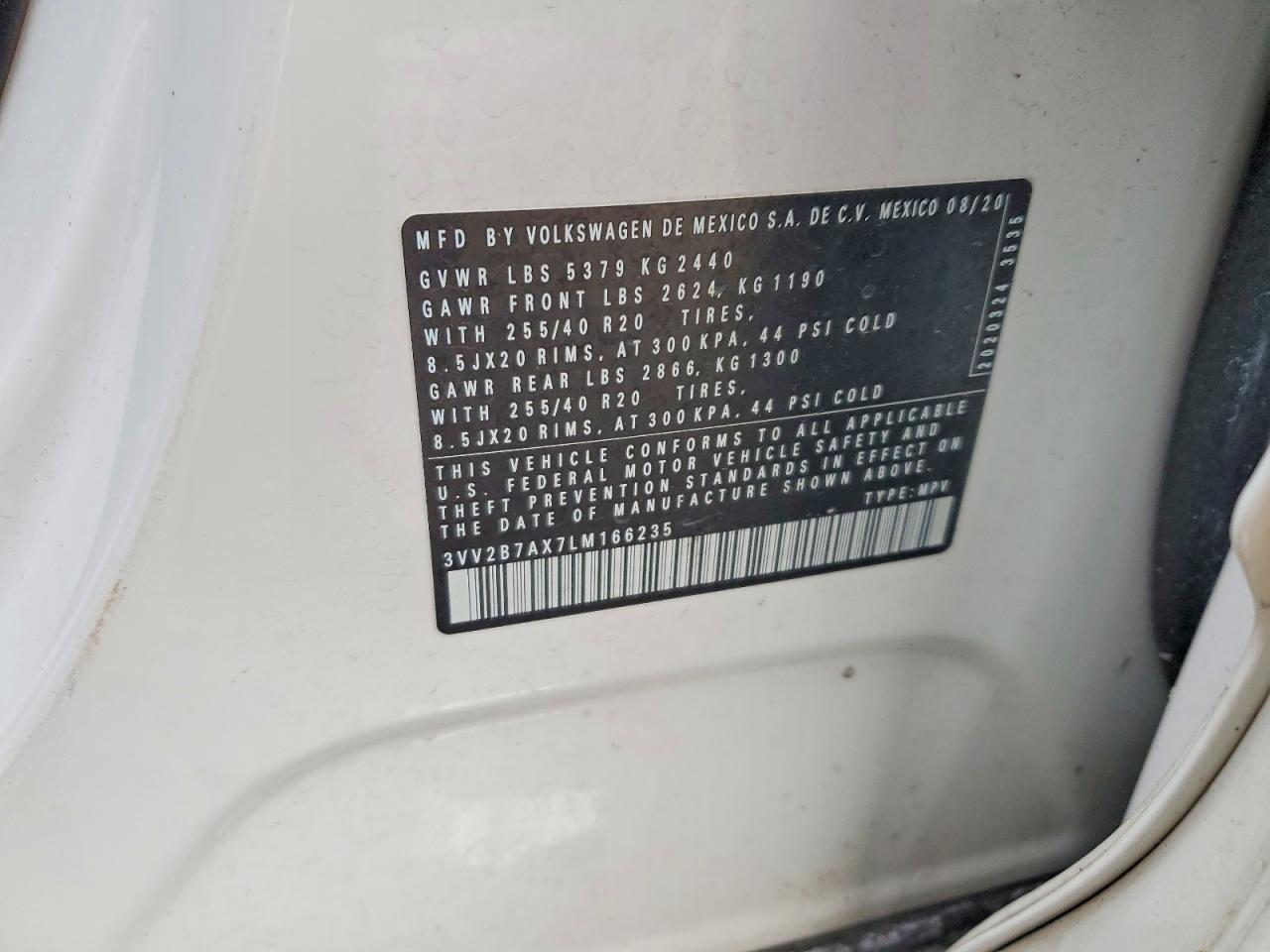 2020 Volkswagen Tiguan se