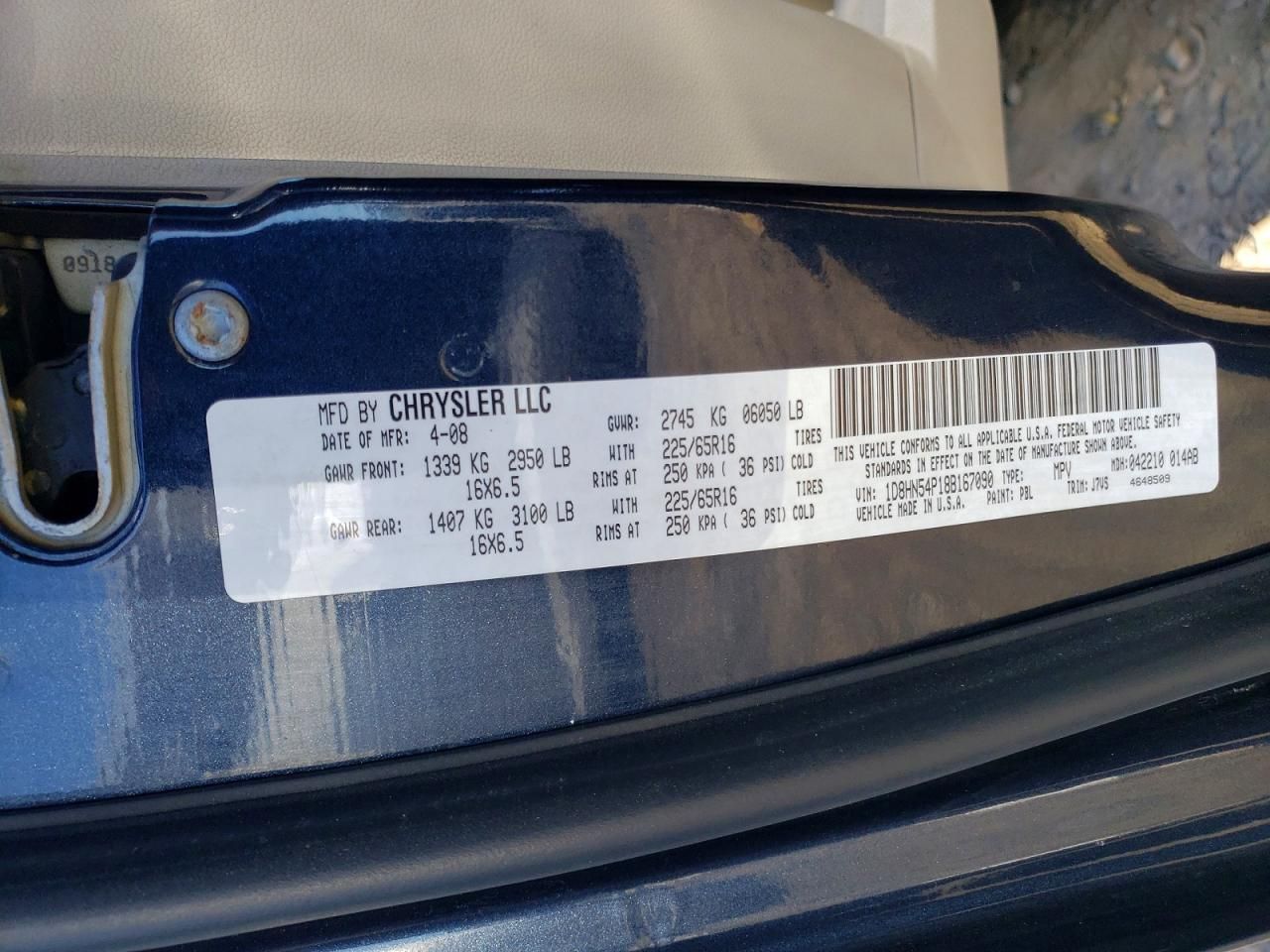 2008 Dodge Grand Caravan sxt