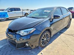 2015 Toyota Corolla l en venta en Grand Prairie, TX