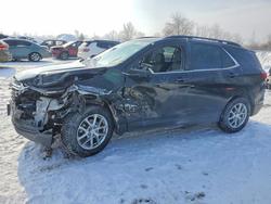 Salvage cars for sale from Copart London, ON: 2022 Chevrolet Equinox lt