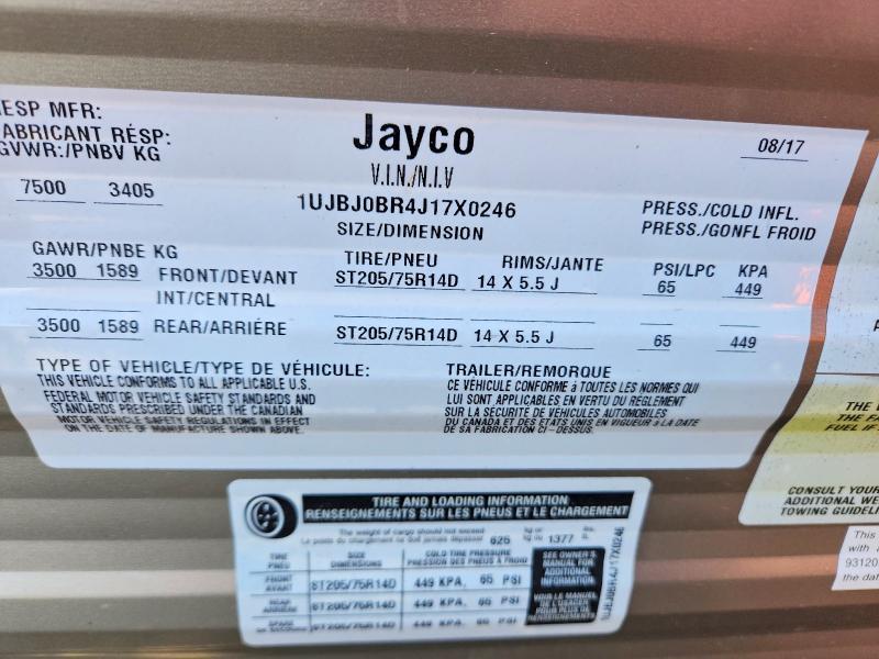 2018 Jayco Jay Flight 2018 Jayco Camper