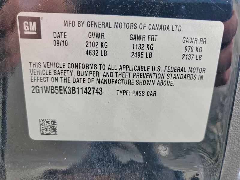 2011 Chevrolet Impala lt