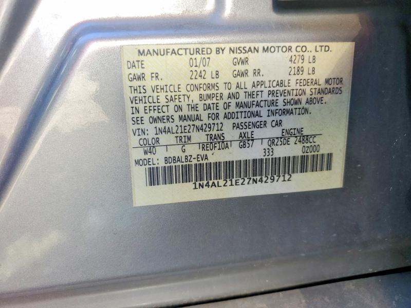 2007 Nissan Altima 2.5