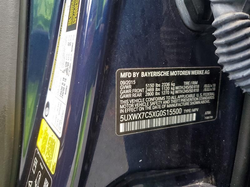 2016 BMW X3 Xdrive35i