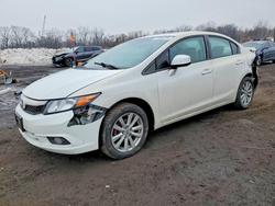 Honda salvage cars for sale: 2012 Honda Civic ex