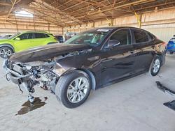 KIA Vehiculos salvage en venta: 2018 KIA Optima lx