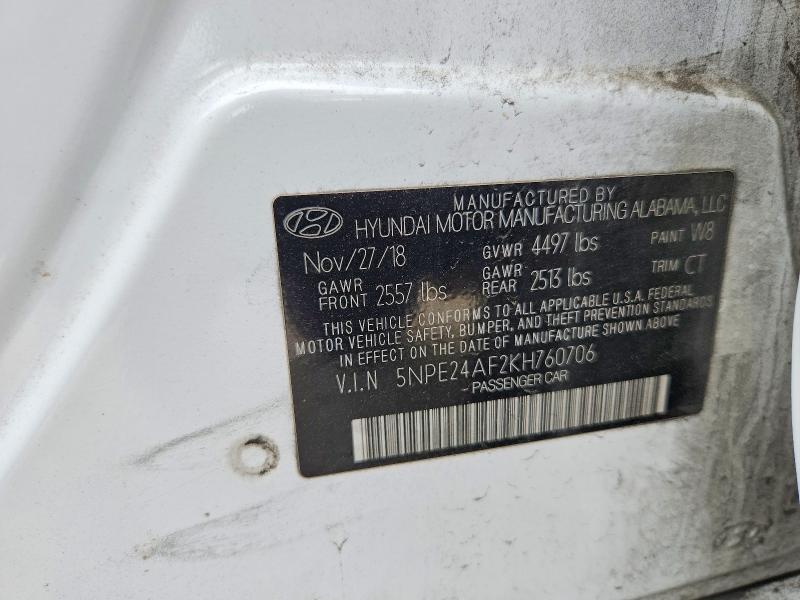 2019 Hyundai Sonata se
