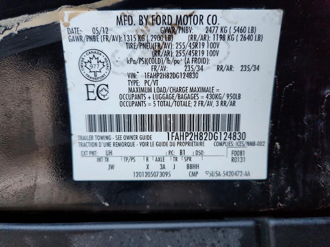 2013 Ford Taurus sel