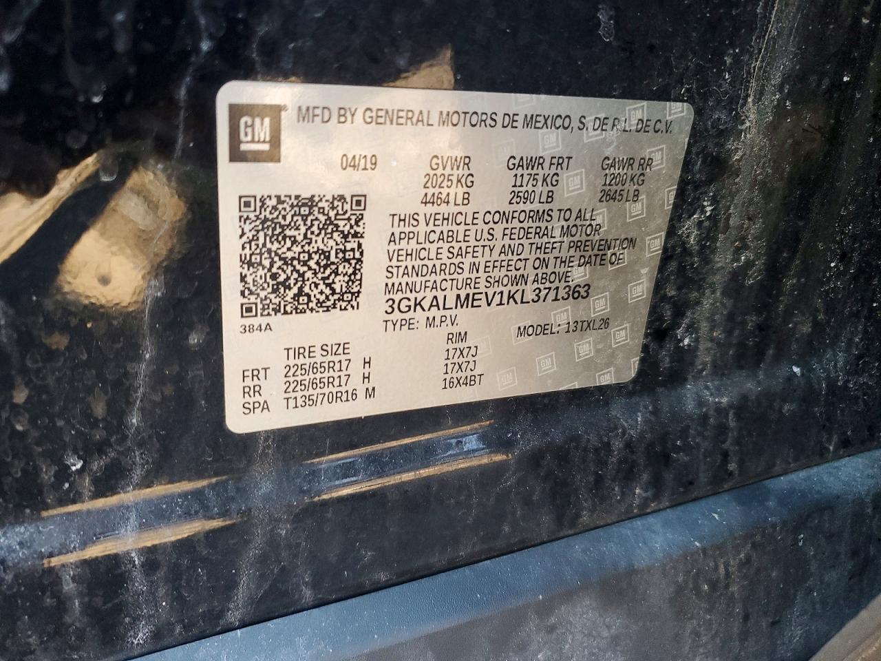 2019 GMC Terrain sle