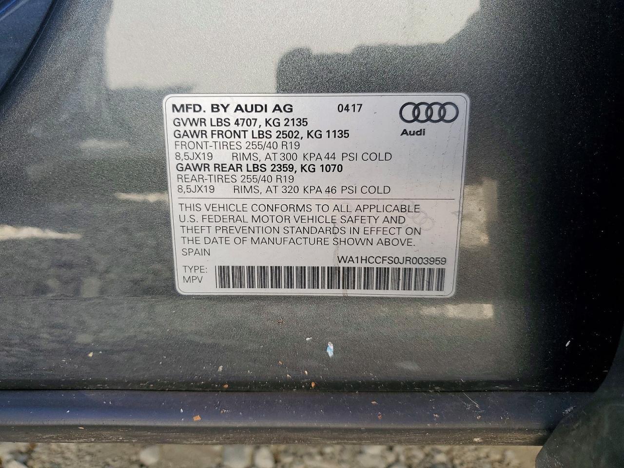 2018 Audi Q3 Premium Plus