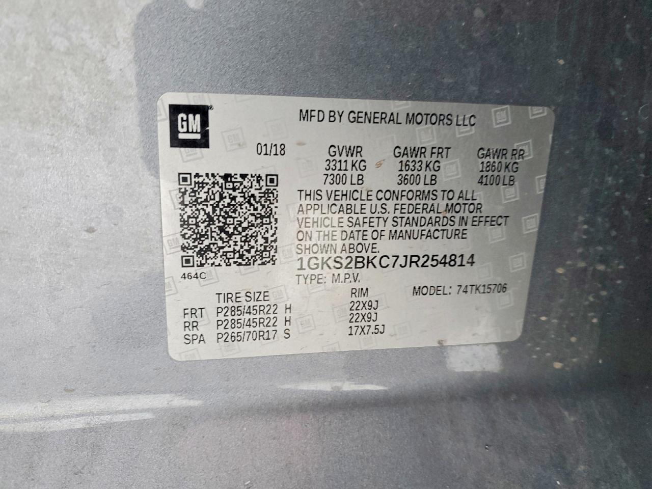 2018 GMC Yukon slt