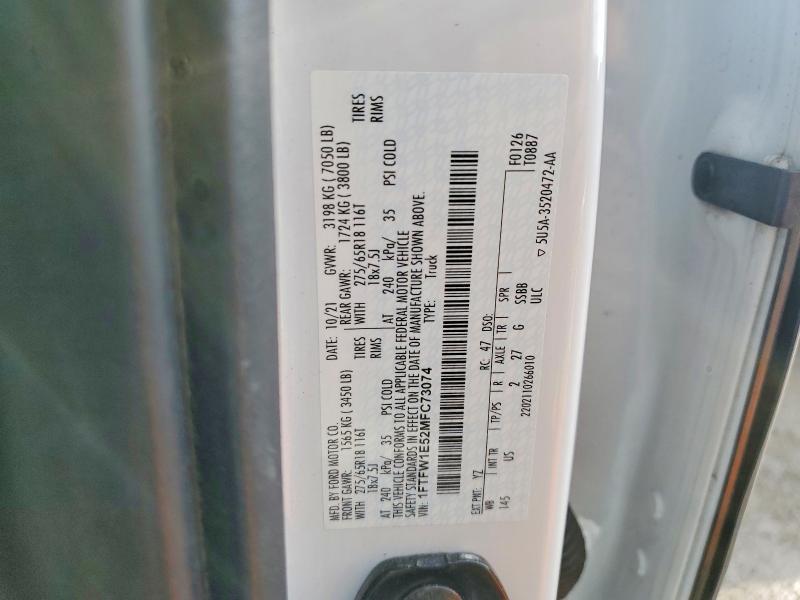 2021 Ford F150 Supercrew