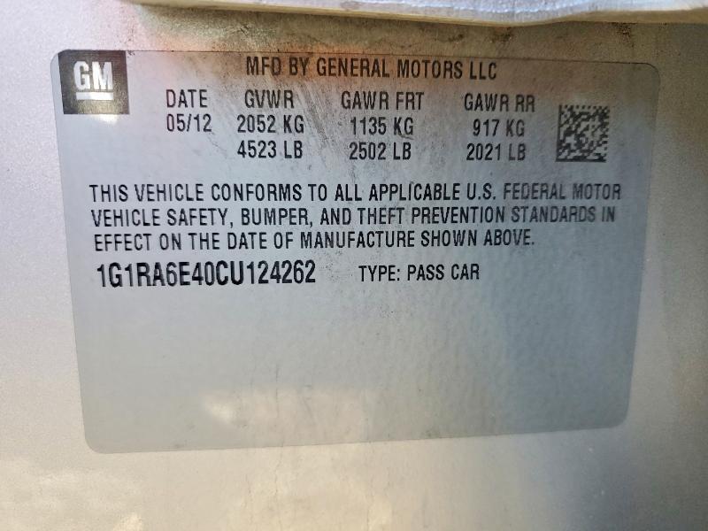 2012 Chev Volt