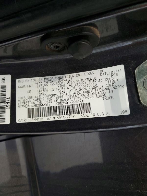 2011 Toyota Tacoma V6