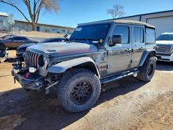 Jeep Wrangler salvage cars for sale: 2020 Jeep Wrangler Unlimited Sahara