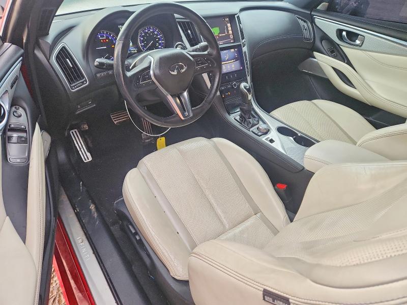 2017 Infiniti Q60 red Sport 400