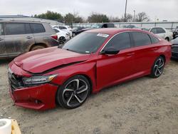 Honda salvage cars for sale: 2021 Honda Accord Sport