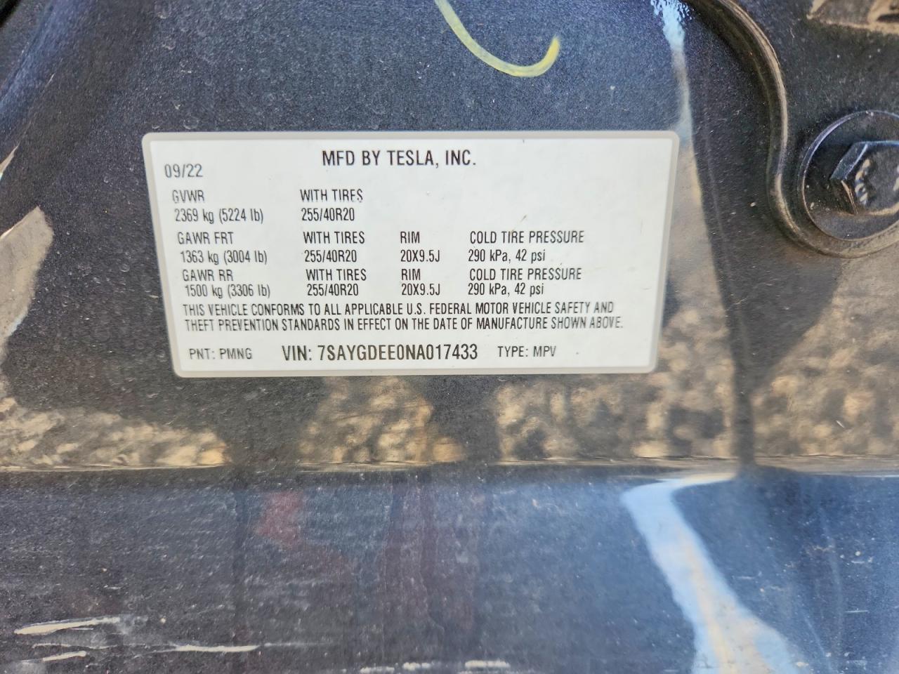 2022 Tesla Model y