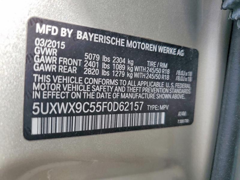 2015 BMW X3 Xdrive28i