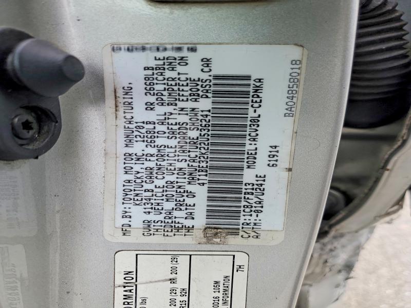 2002 Toyota Camry le