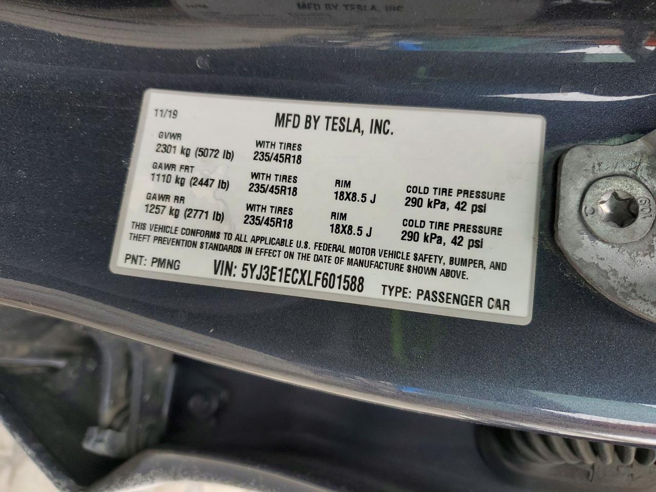 2020 Tesla Model 3