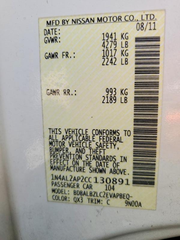 2012 Nissan Altima Base