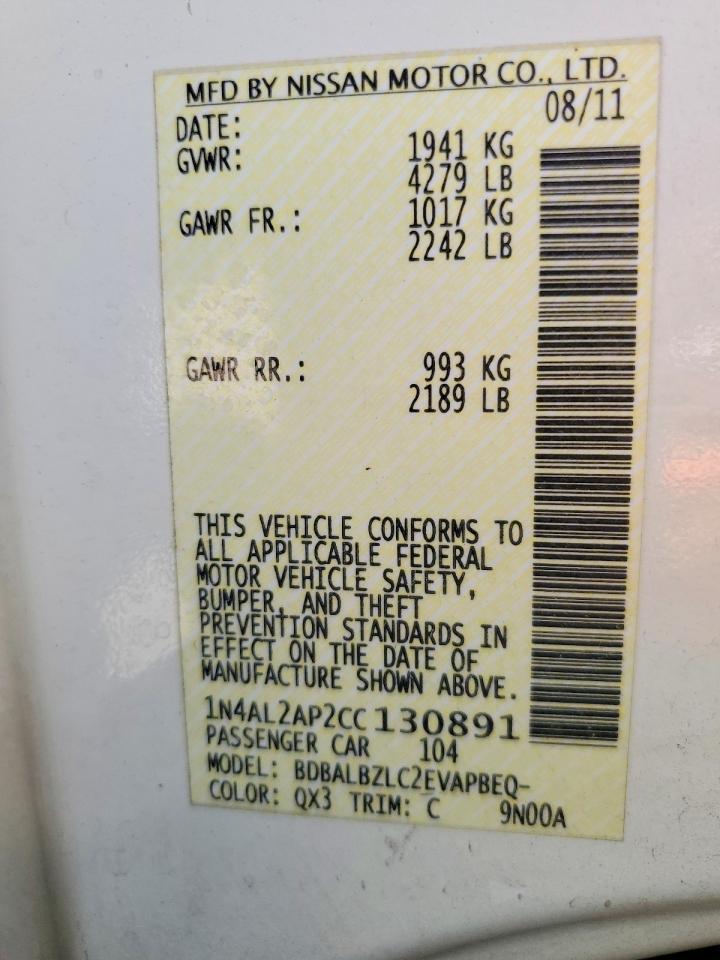 2012 Nissan Altima Base