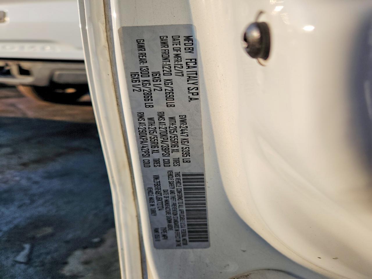 2018 Dodge RAM Promaster City