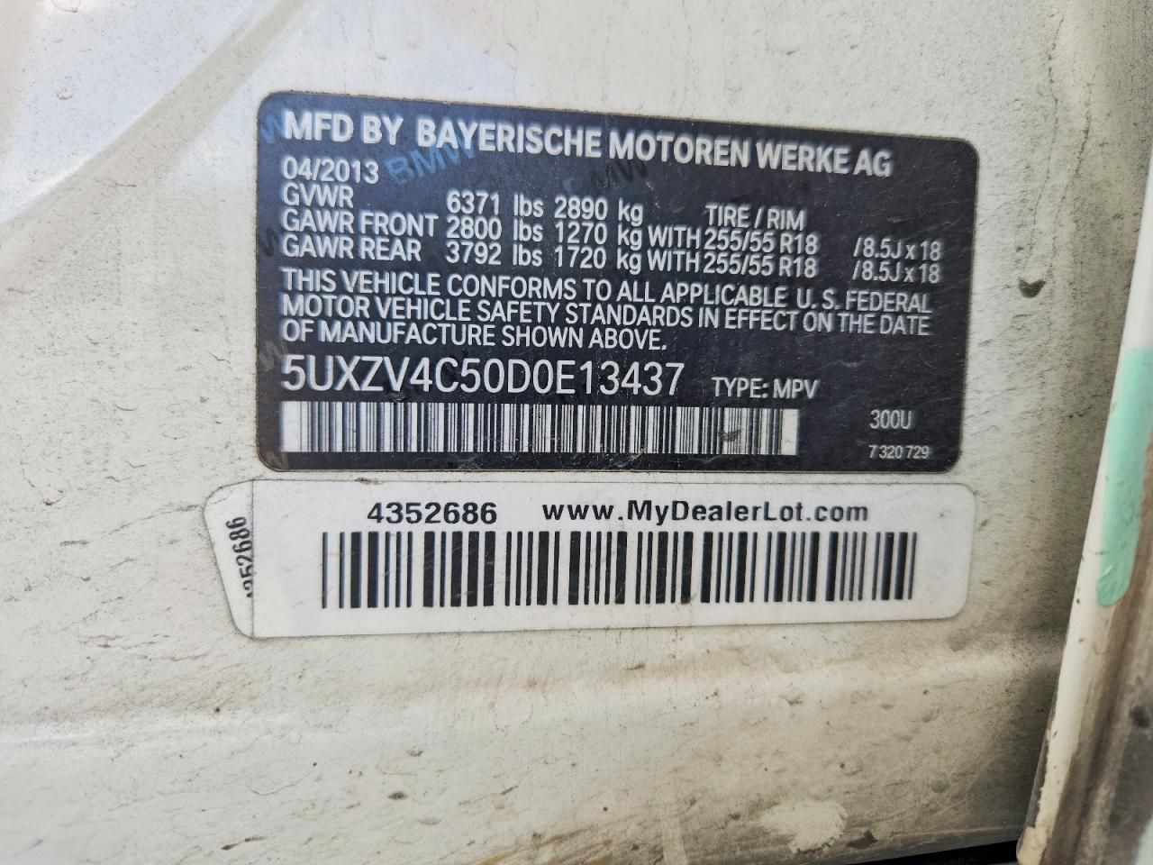 2013 BMW X5 Xdrive35i