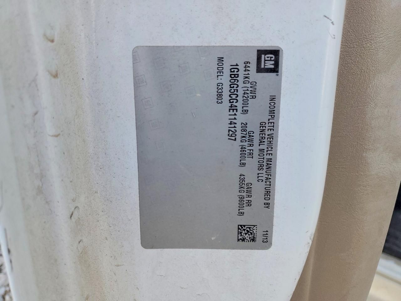 2014 Chevrolet Coachman rv