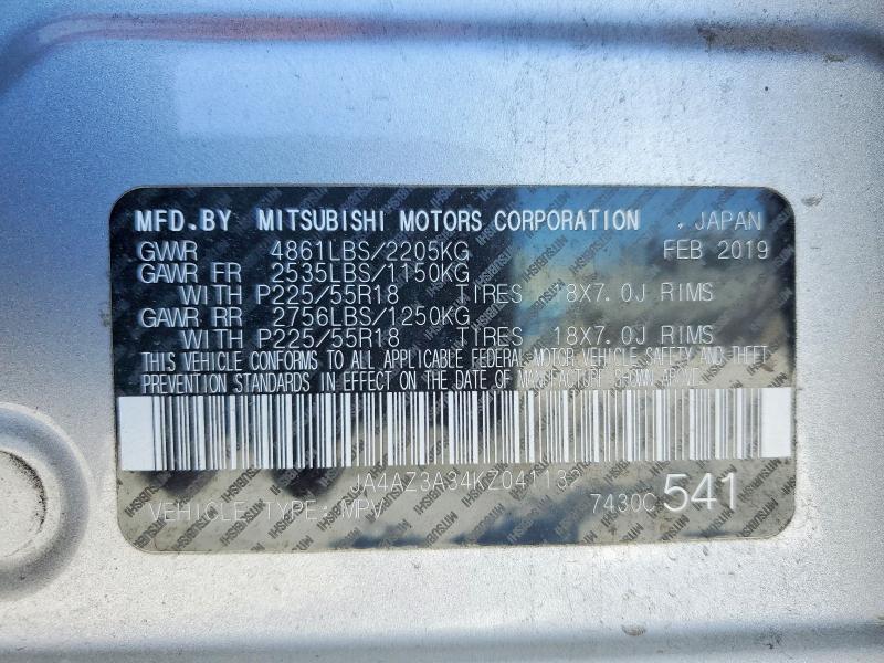 2019 Mitsubishi Outlander se