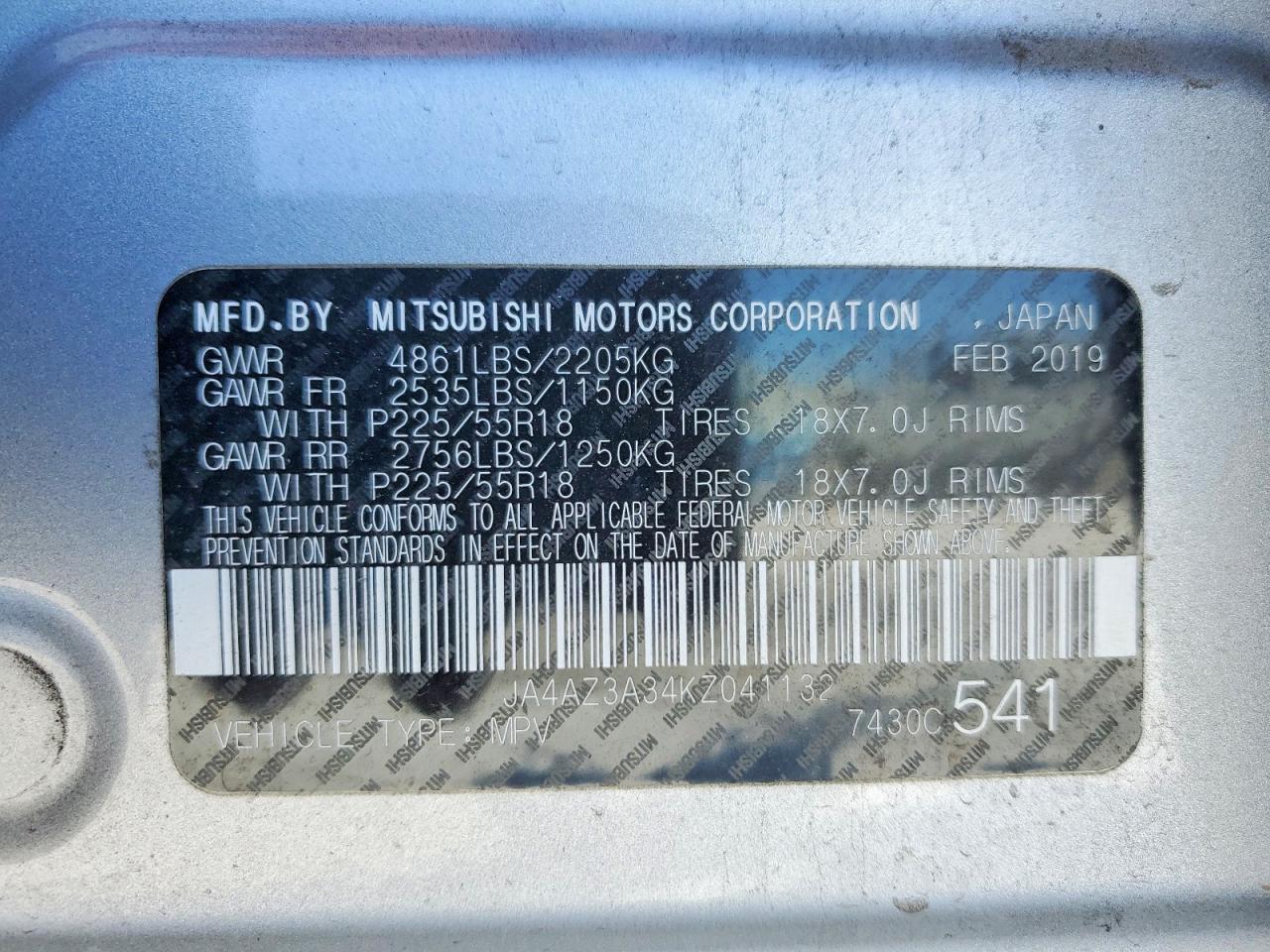 2019 Mitsubishi Outlander se