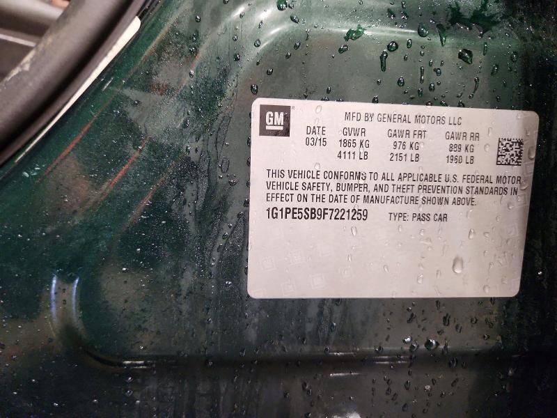 2015 Chevrolet Cruze lt