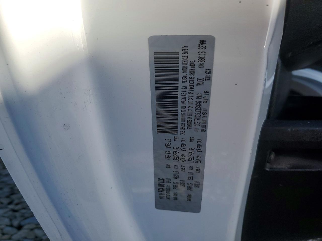 2018 Dodge RAM Promaster 2500 Utility / Service Van