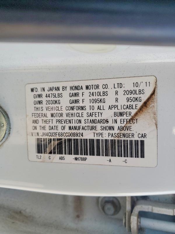 2012 Acura Tsx Tech