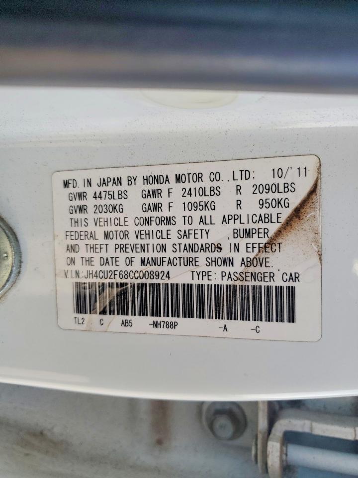 2012 Acura Tsx Tech