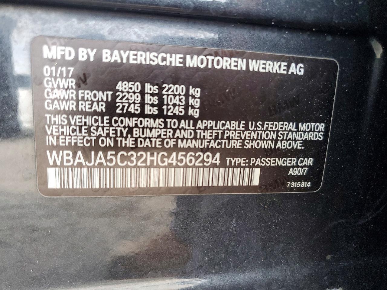 2017 BMW 530 i
