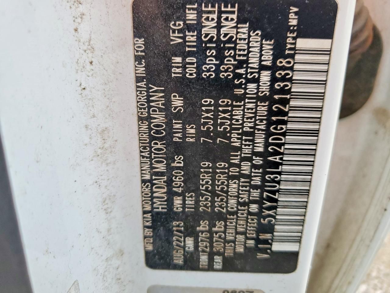 2013 Hyundai Santa fe Sport