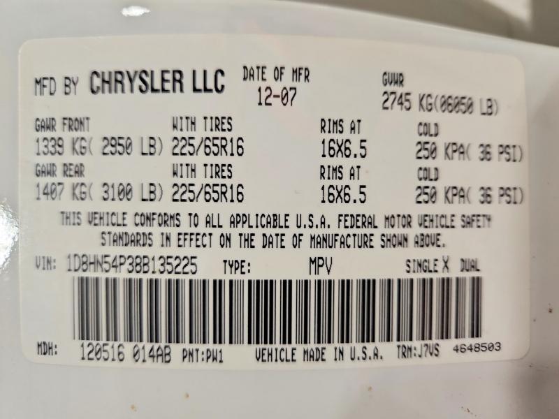 2008 Dodge Grand Caravan sxt