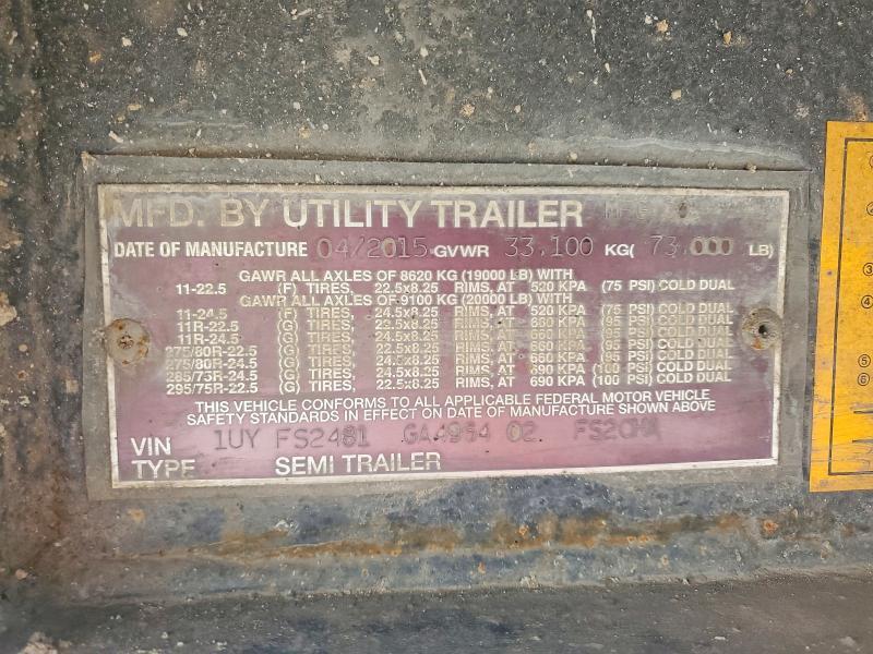 2016 Utility Flatbed Trailer