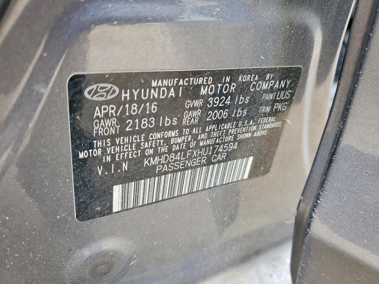 2017 Hyundai Elantra se