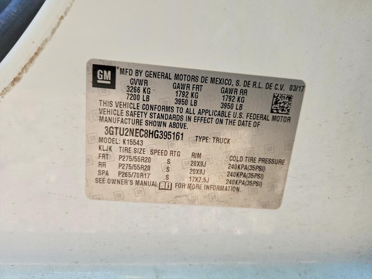 2017 GMC Sierra K1500 slt