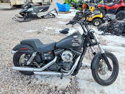 Salvage motorcycles for sale at Franklin, WI auction: 2013 Harley-Davidson Fxdb Dyna Street BOB
