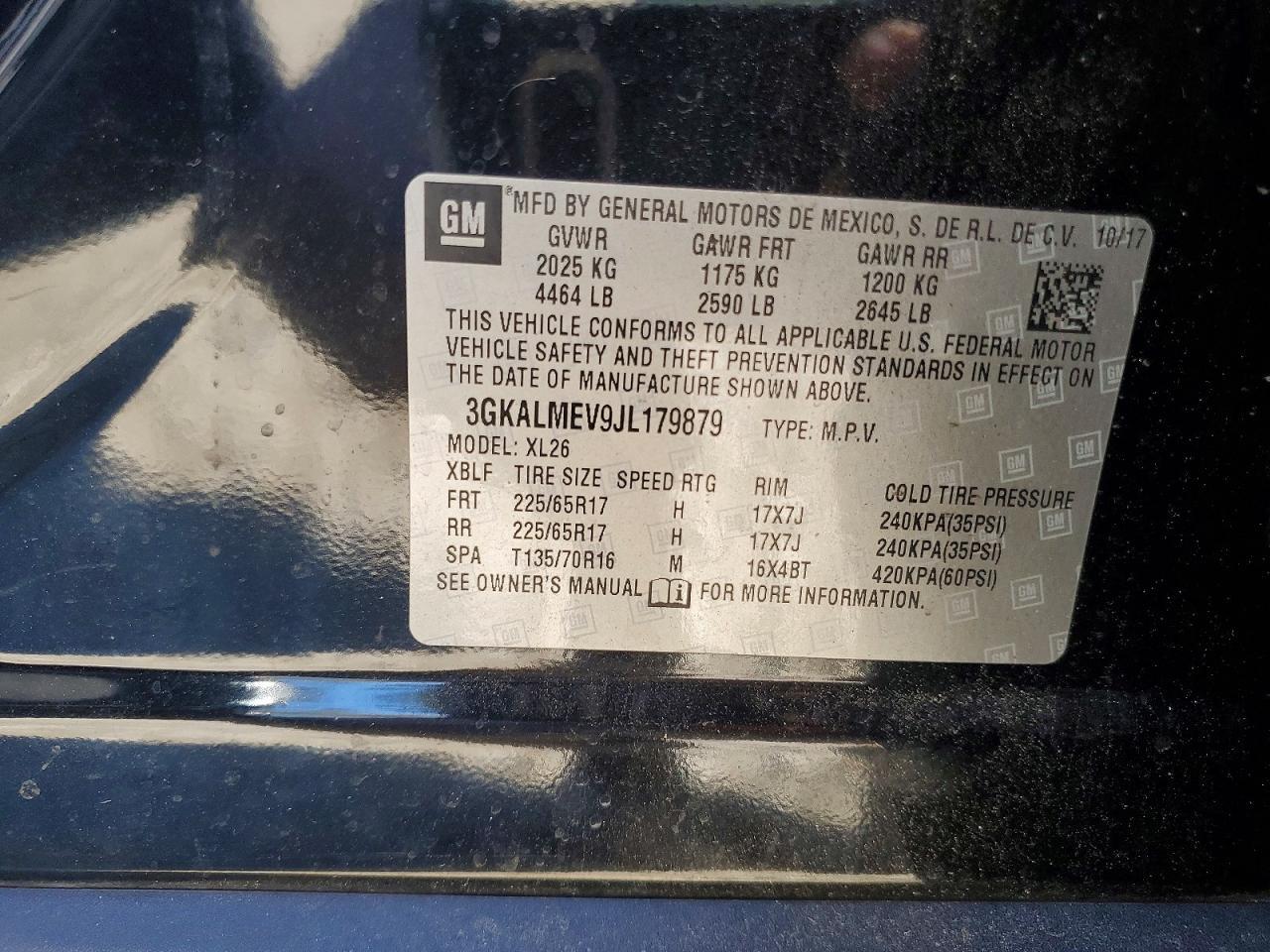 2018 GMC Terrain sle